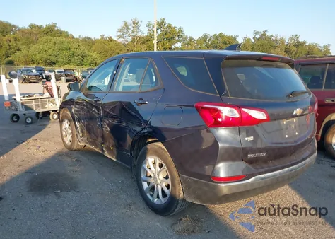 2018 Chevrolet Equinox Ls z USA, uszkodzony, nr VIN 3GNAXHEV6JL123090